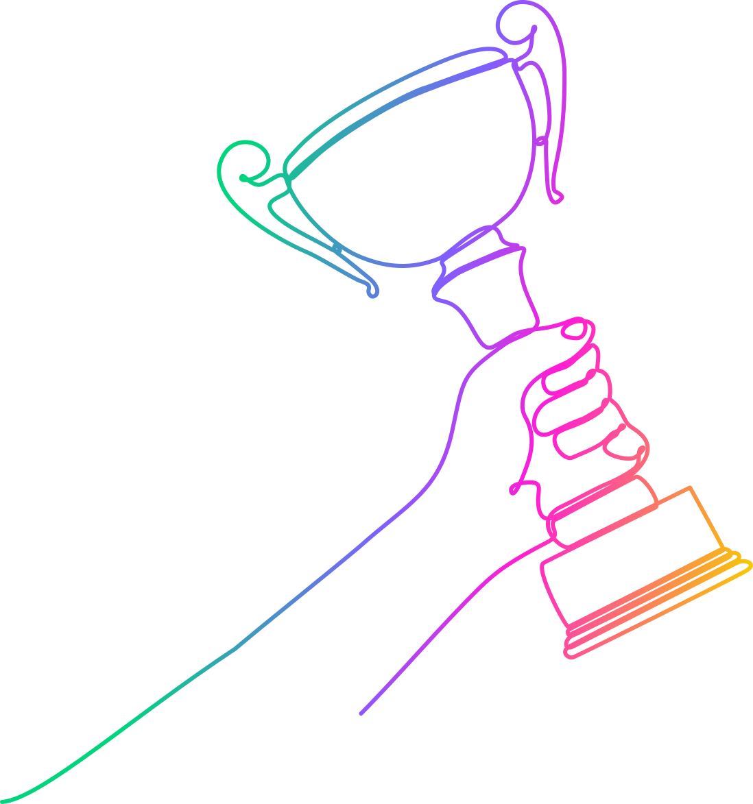 Holding cup